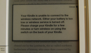 Illustration for article titled Amazon Kindle Real-Life Review (Verdict: Lightweight, Long Lasting and Easy to Grip... In Bed)